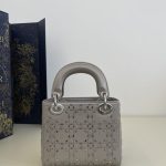 lady dior mini satin grey 2