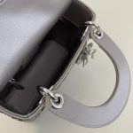 lady dior mini satin grey 3