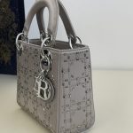 lady dior mini satin grey 7