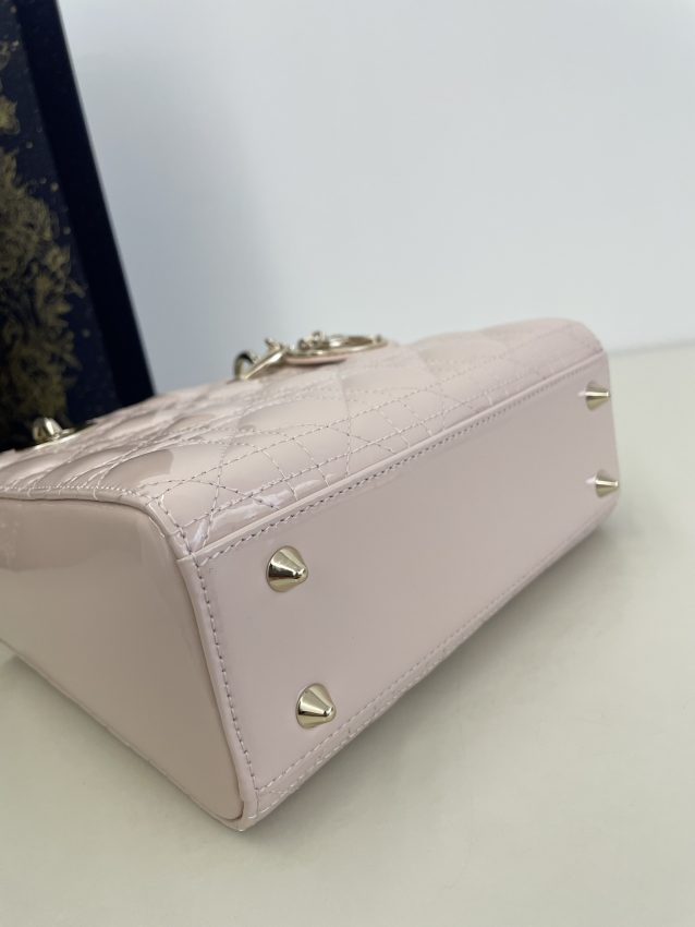 lady dior patent pink abc 2