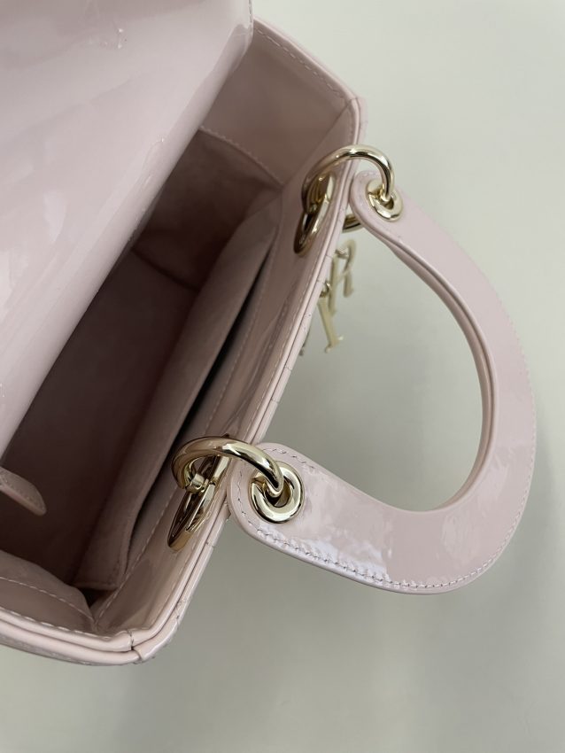 lady dior patent pink abc 3