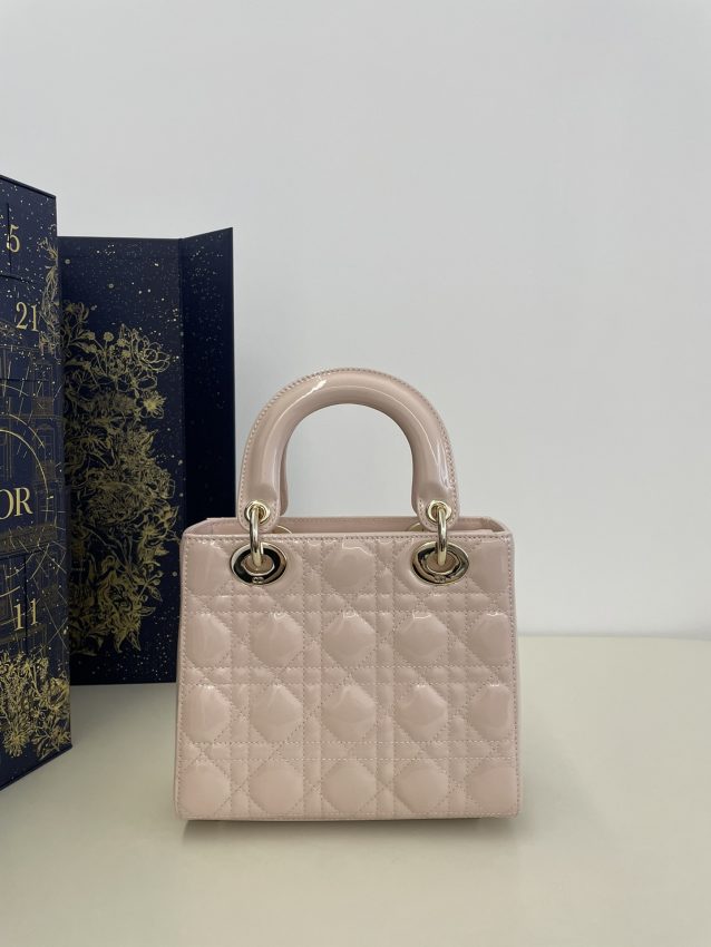 lady dior patent pink abc 6