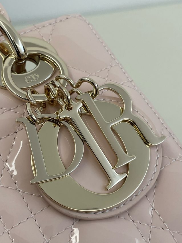 lady dior patent pink abc 9