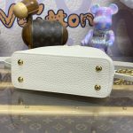 loius vuitton capucines beige blue 9