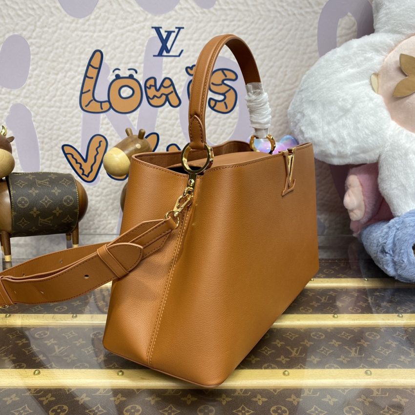 loius vuitton capucines brown large 8