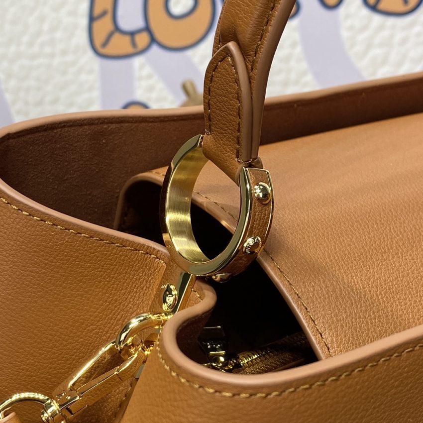loius vuitton capucines brown large 9