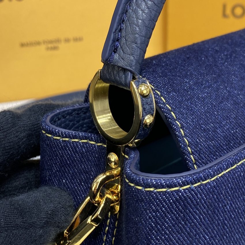 loius vuitton capucines denim 4
