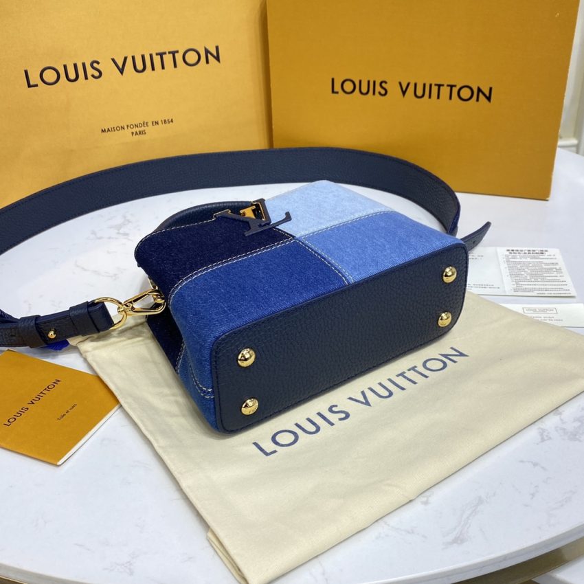 loius vuitton capucines denim 6
