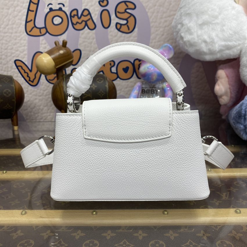 loius vuitton capucines east west white 7