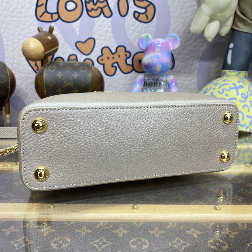 loius vuitton capucines golden grey 2