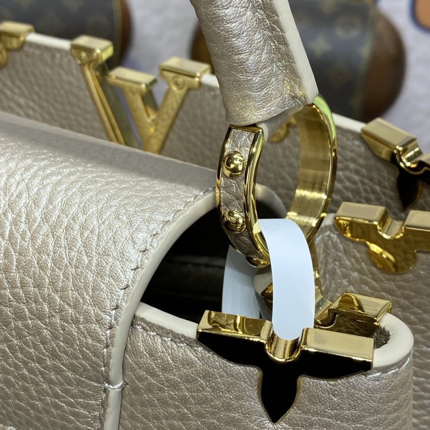 loius vuitton capucines golden grey 5