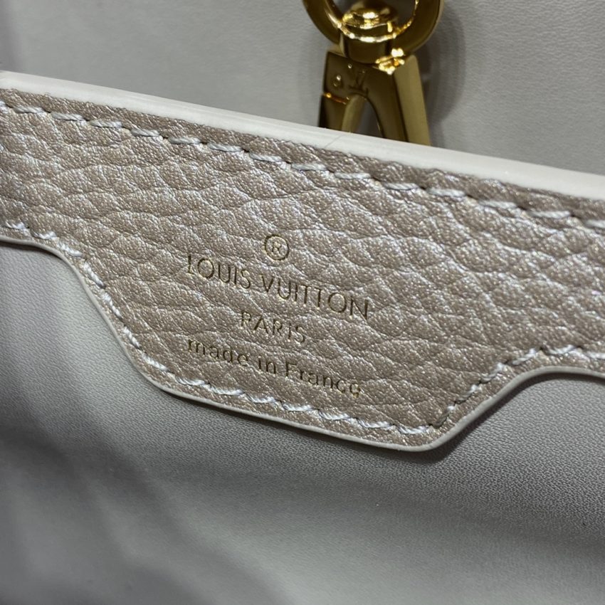 loius vuitton capucines golden grey 7