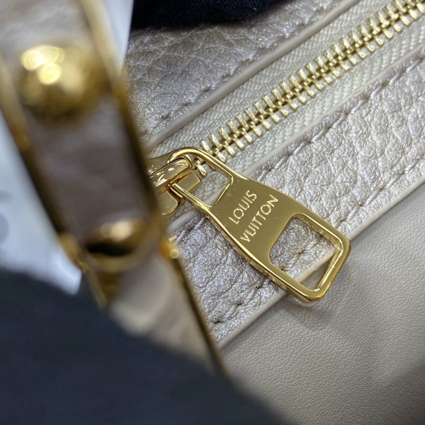loius vuitton capucines golden grey 9