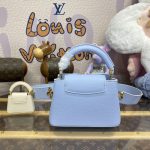loius vuitton capucines light blue 8