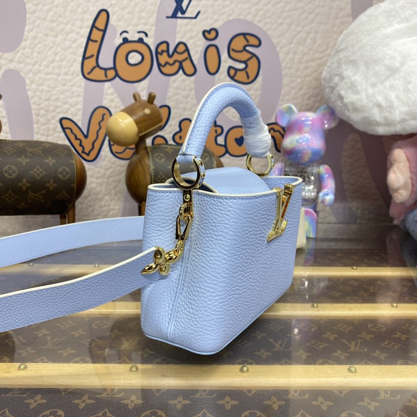 loius vuitton capucines light blue 9
