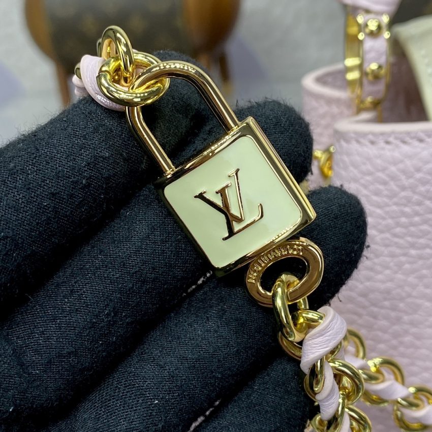 loius vuitton capucines pink beige 3