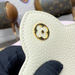 loius vuitton capucines pink beige 6