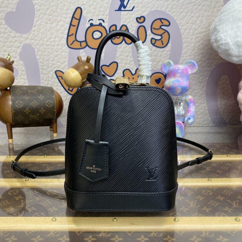 louis vuitton alma backpack black 2