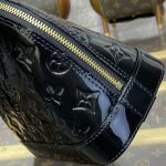 louis vuitton alma bb black patent 6