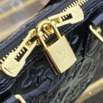 louis vuitton alma bb black patent 7