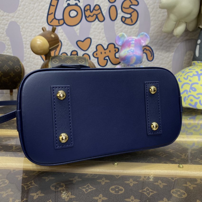 louis vuitton alma bb blue 9