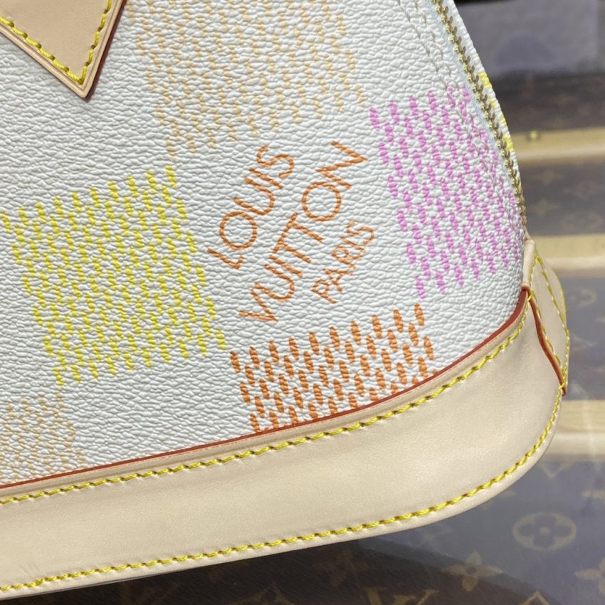 louis vuitton alma bb checkered 4