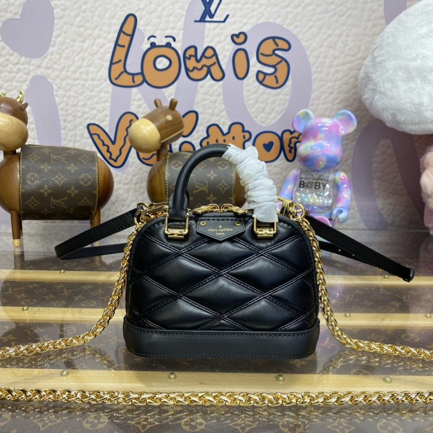 louis vuitton alma nano black 3