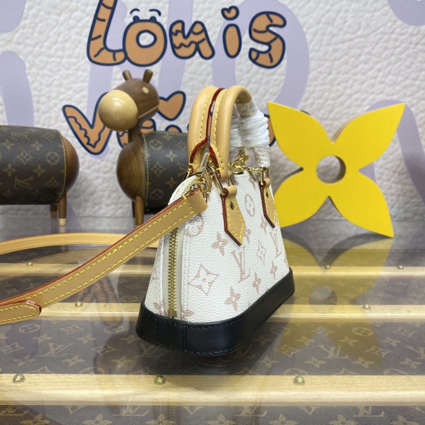 louis vuitton alma nano white 4
