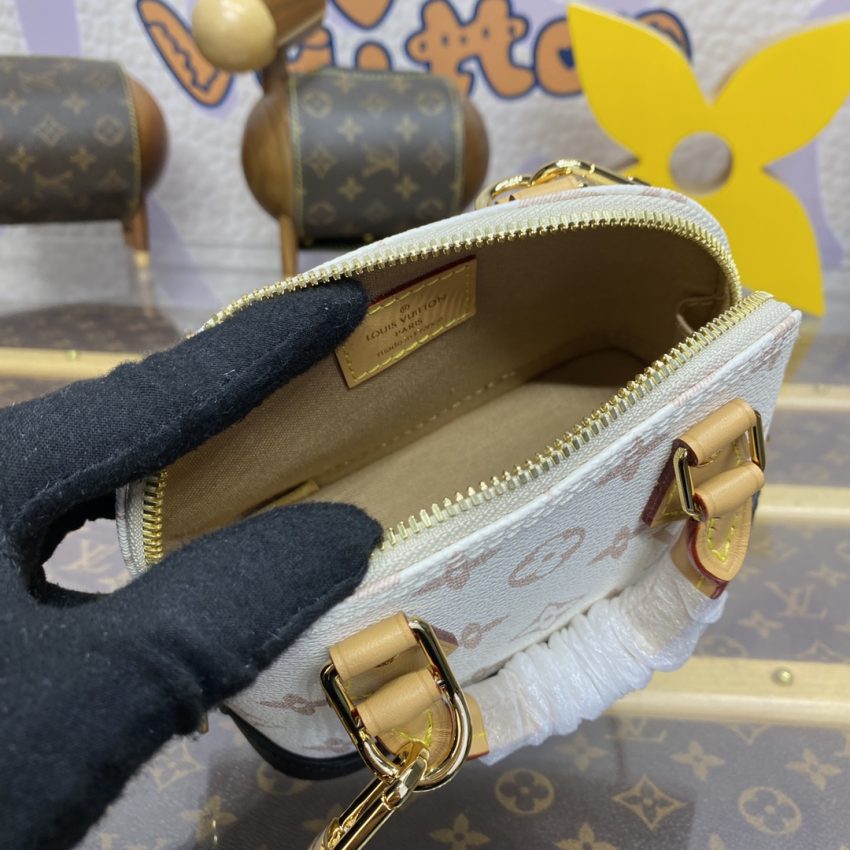 louis vuitton alma nano white 6