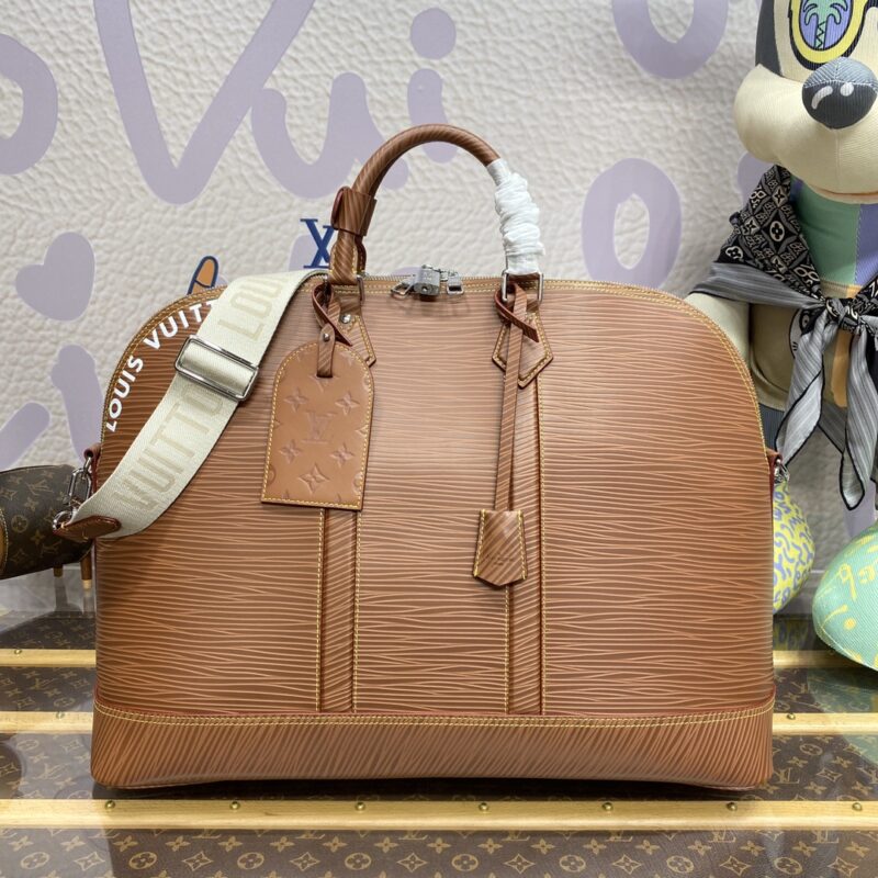 louis vuitton alma travel gm brown 2