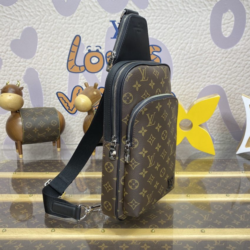 louis vuitton avenue slingbag brown 10