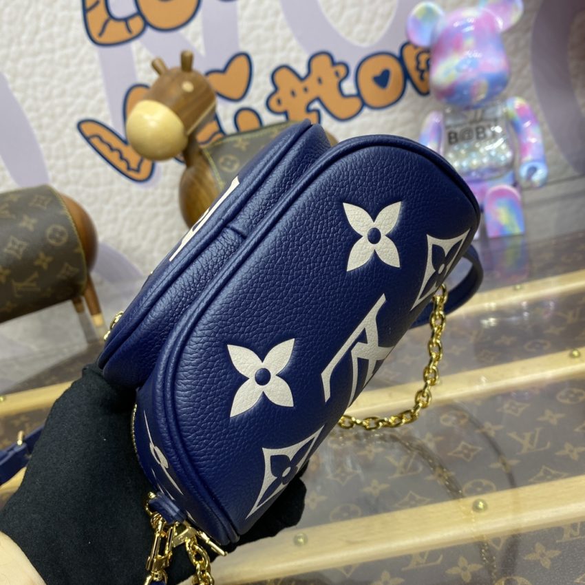louis vuitton bumbag mini blue 8