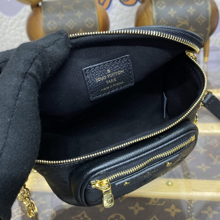 louis vuitton bumbag mini full black 7