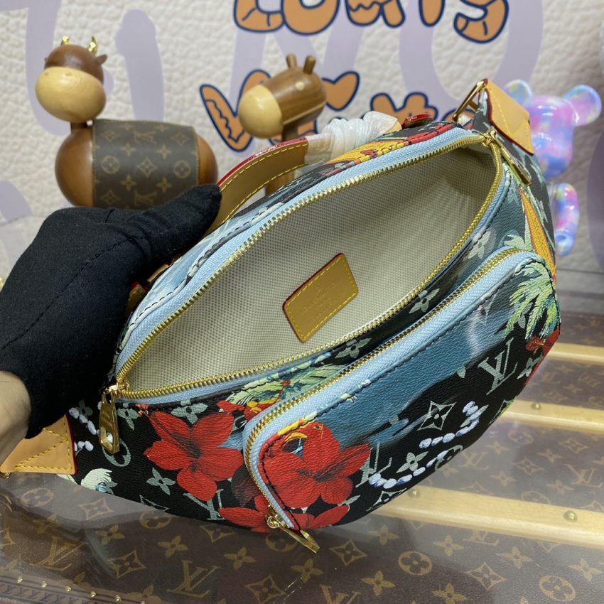 louis vuitton bumbag rush flower 5
