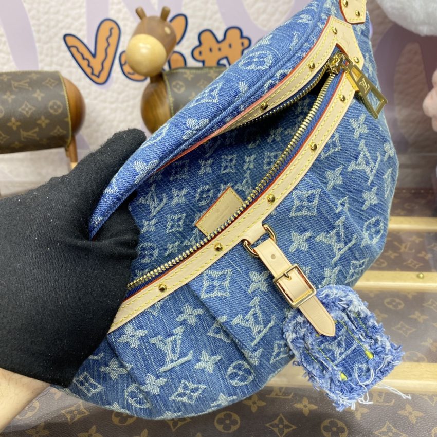 louis vuitton bumbag waist denim 5