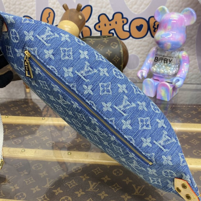 louis vuitton bumbag waist denim 6