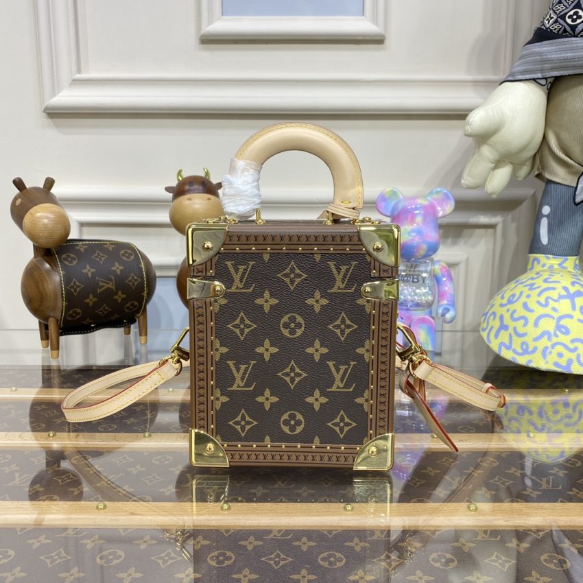 louis vuitton camera box brown classic 4