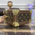 louis vuitton camera box brown classic 9