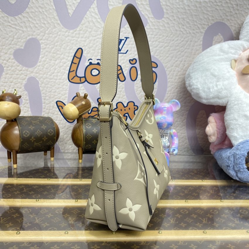 louis vuitton carry all beige 7