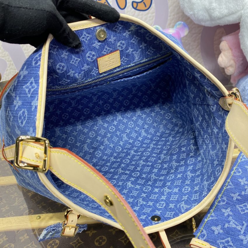 louis vuitton carry all mm denim 5