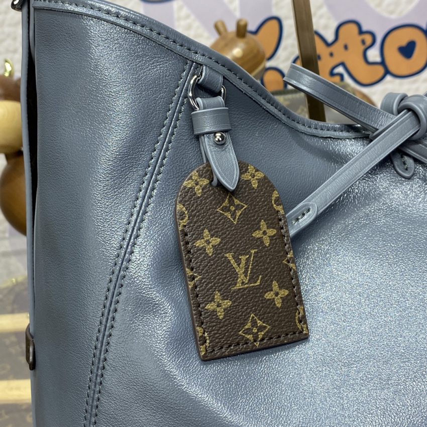 louis vuitton carry all mm silver 4