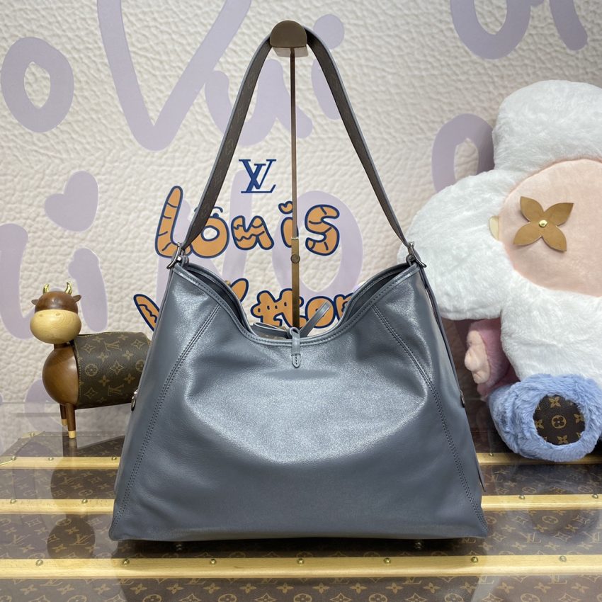 louis vuitton carry all mm silver 7