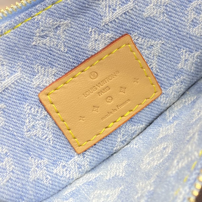 louis vuitton carry all pm light denim 4