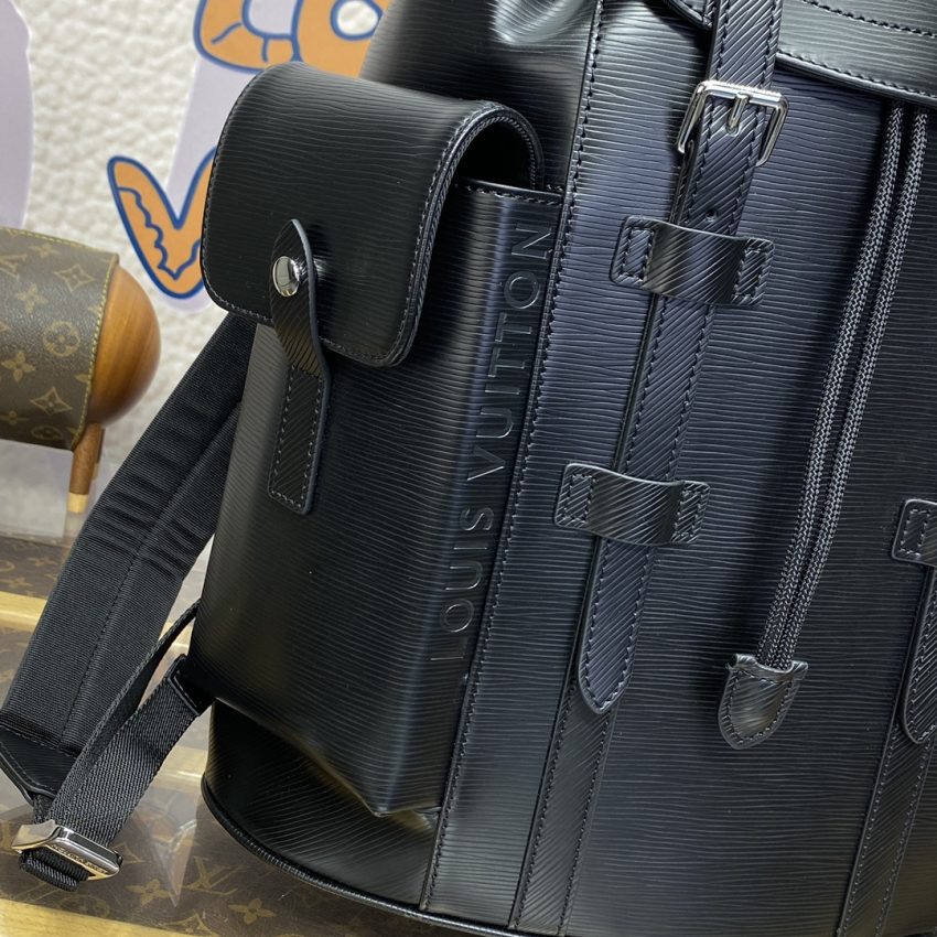 louis vuitton christopher backpack black 3