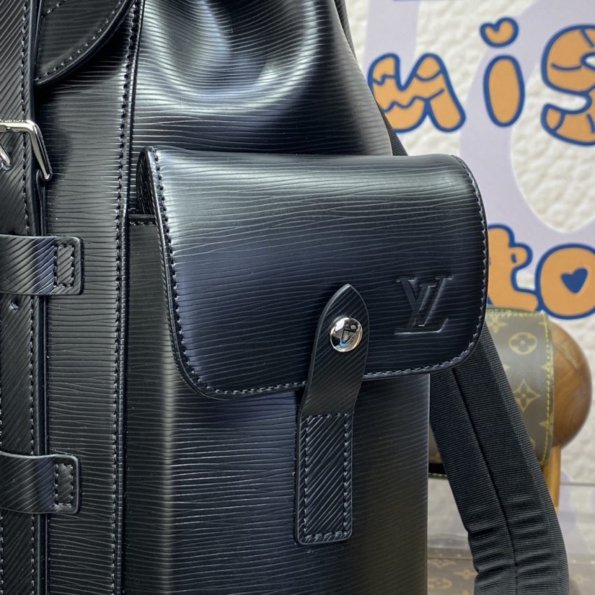 louis vuitton christopher backpack black 8
