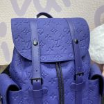 louis vuitton christopher backpack blue 6
