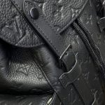 louis vuitton christopher backpack full black 6