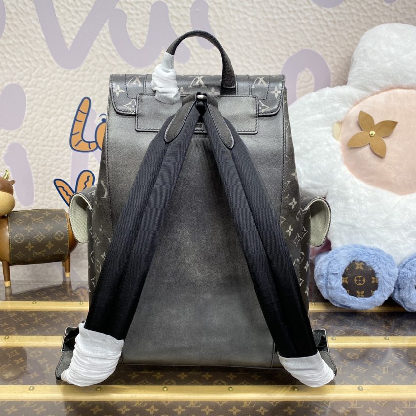 louis vuitton christopher backpack grey 7