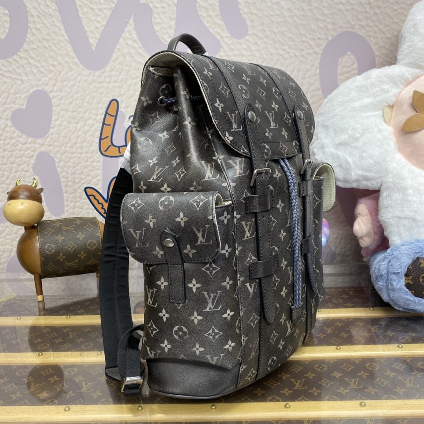 louis vuitton christopher backpack grey 8