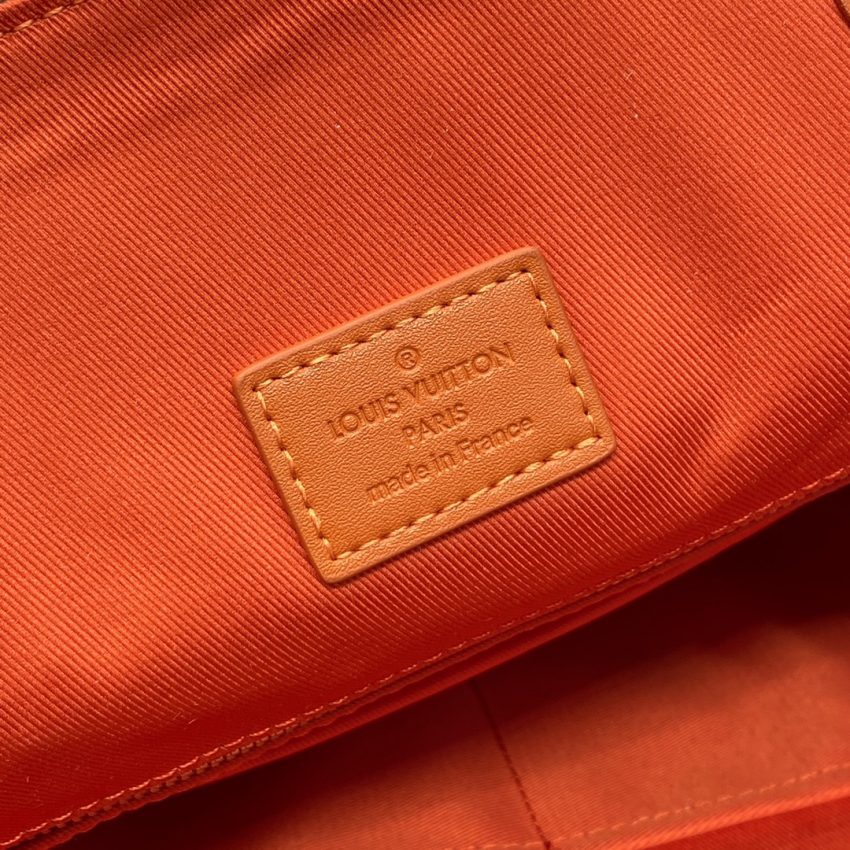 louis vuitton christopher backpack orange 2